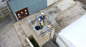 Confined spaces training at our purpose built training facility designed to simulate real working scenarios