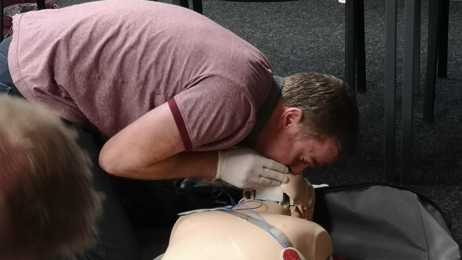 CPR and first aid training